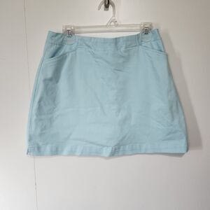 Nike Golf Dri-FIT Skort Light Blue Womens Size 10 Performance Skirt Pockets